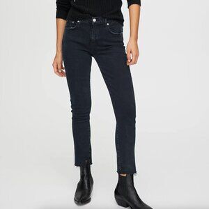AGOLDE Toni Straight Leg Black Jeans Sz 23